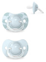 Suavinex Chupete Silicona Fisiológica 0-6 m – Pack 2 uds