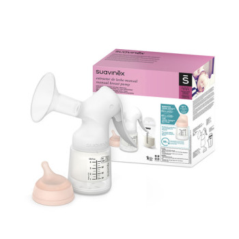 Extractor Leche Manual Suavinex Link 150 ml | Portátil y Ergonómico