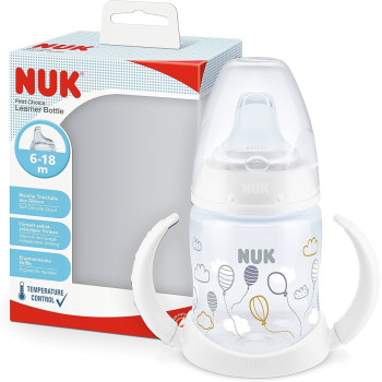 NUK Vaso Aprendizaje 6-18 m 150 ml – Boquilla Suave y Asas