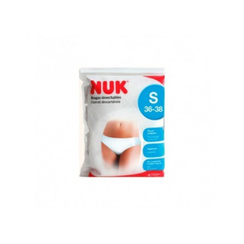 NUK Bragas Desechables Talla S – Pack 4 unidades postparto