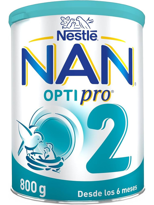 Nan Optipro 2 800 g – leche continuación con probióticos