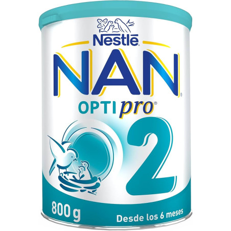 Nan Optipro 2 800 g – leche continuación con probióticos