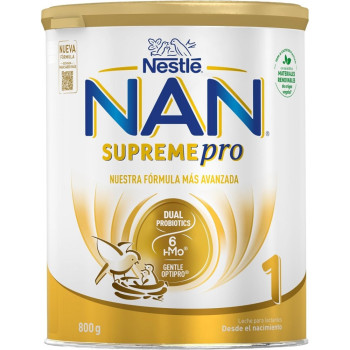Nan Supreme Pro 1 leche infantil 800 g – fórmula inicio bebé