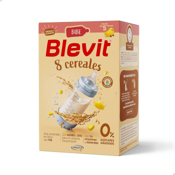 Blevit Bibe 8 cereales 500 g – papilla nutritiva sin azúcares