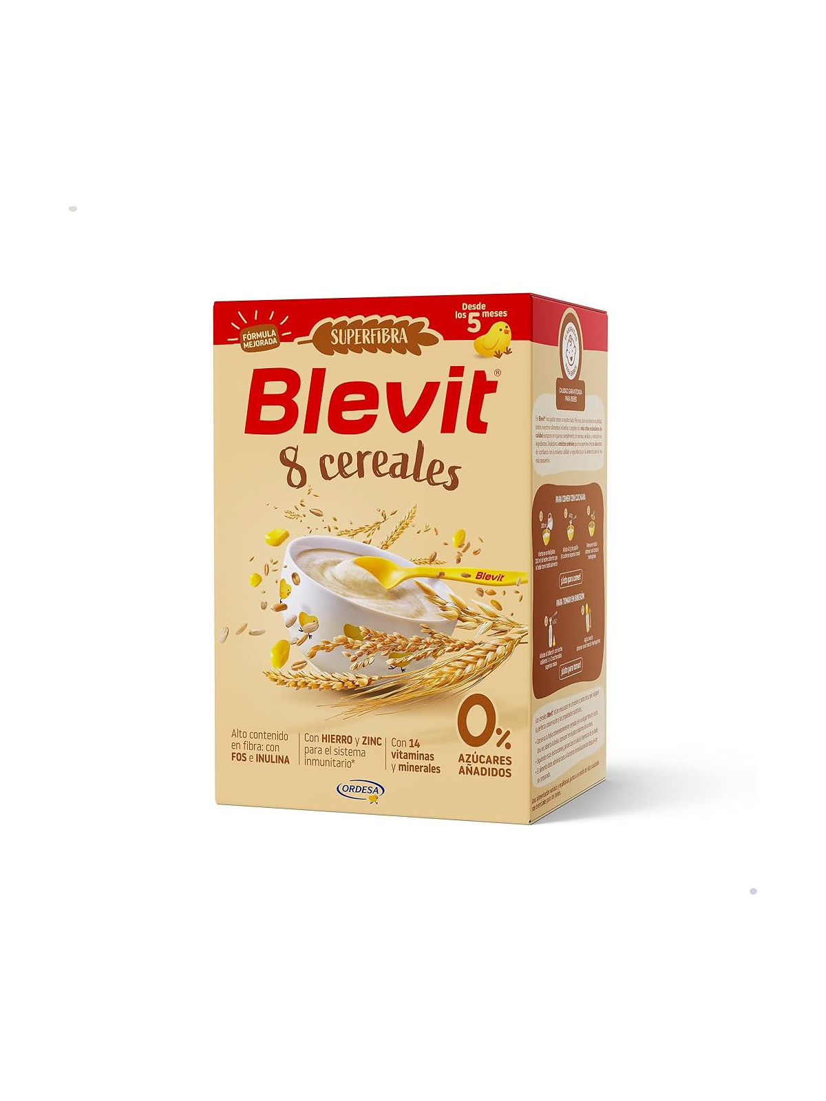 Blevit Papilla 8 Cereales 500 g – alimentación complementaria