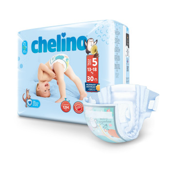 Chelino Fashion & Love T5 13–18 kg – 30 pañales absorbentes