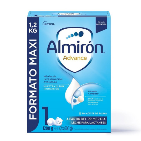 Almirón Advance 1 leche infantil 1200 g – fórmula inicio bebé