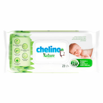 Chelino Nature toallitas bebé 72 unidades higiene infantil