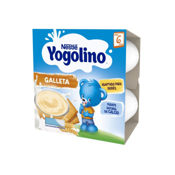Nestlé Yogolino galleta 4x100 g postre lácteo bebé +12 meses