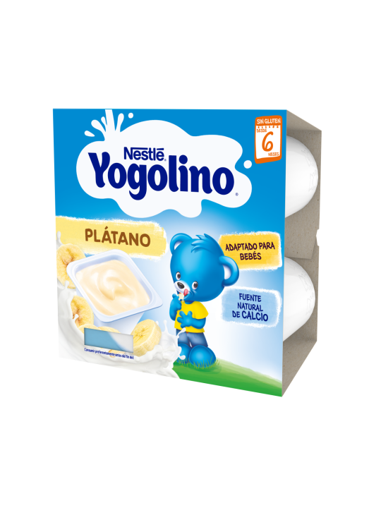 Nestlé Yogolino plátano 4x100 g postre lácteo bebé +6 meses