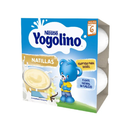 Nestlé Yogolino natillas vainilla 4x100 g bebé +6 meses