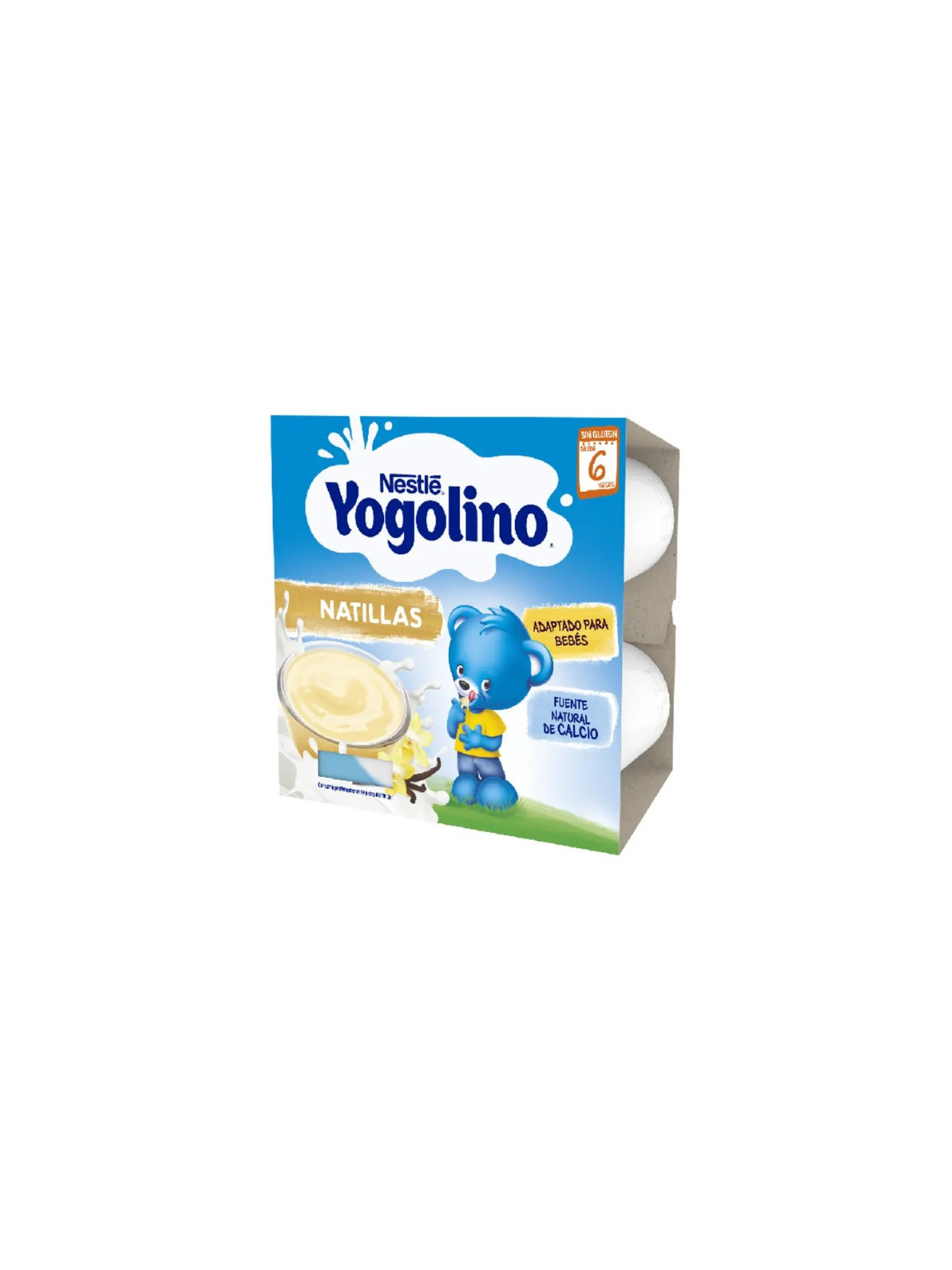 Nestlé Yogolino natillas vainilla 4x100 g bebé +6 meses