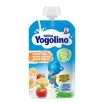 Nestlé Yogolino pouch fresa y manzana 100 g bebé +6 meses
