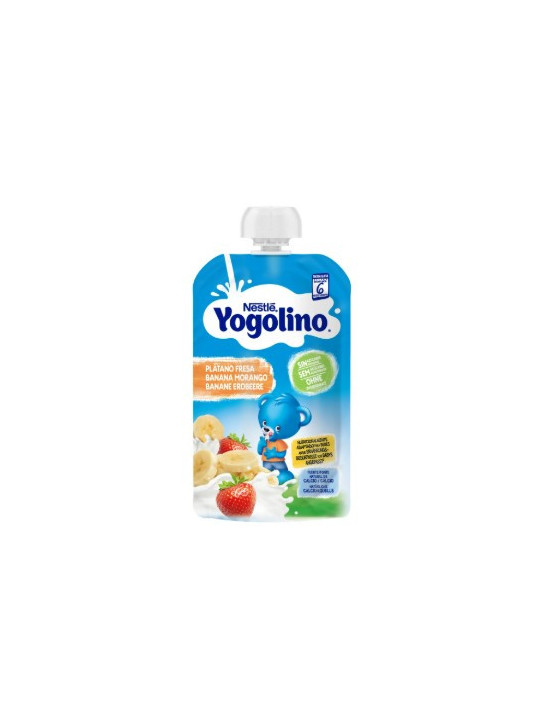 Nestlé Yogolino pouch fresa y manzana 100 g bebé +6 meses