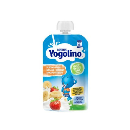 Nestlé Yogolino pouch fresa y manzana 100 g bebé +6 meses