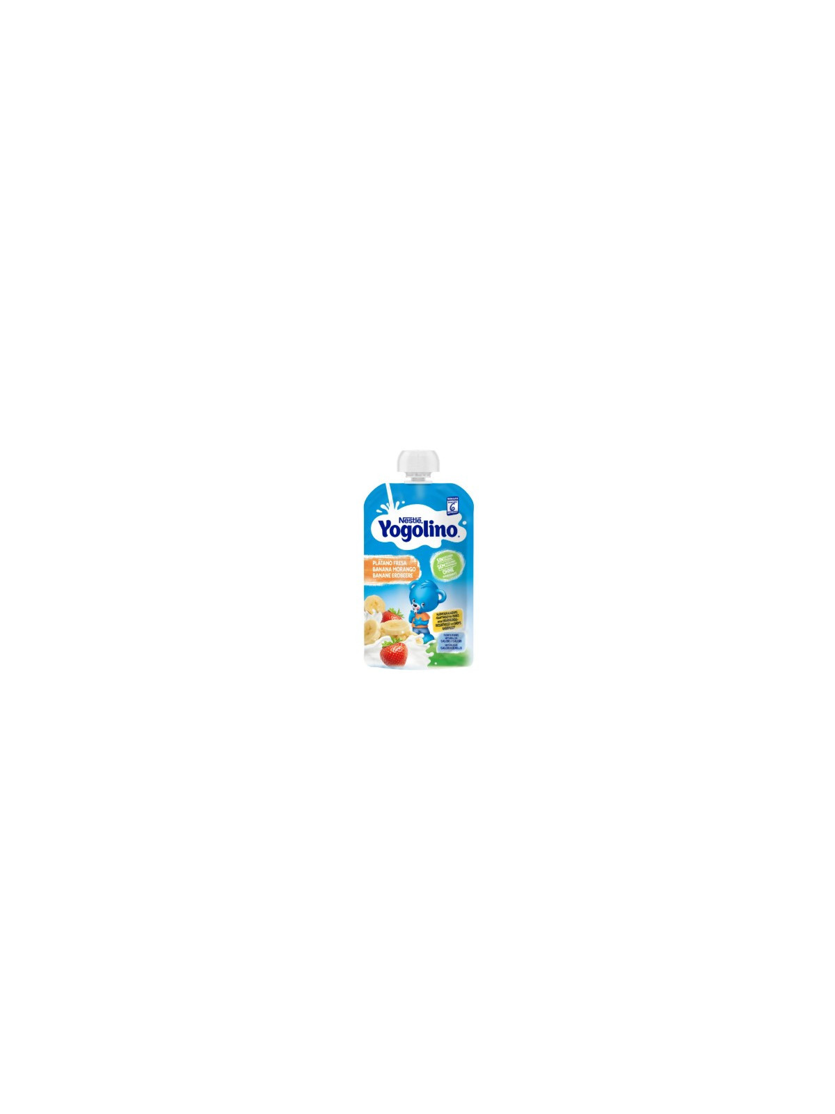 Nestlé Yogolino pouch fresa y manzana 100 g bebé +6 meses