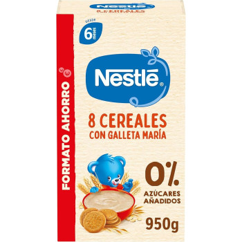 NESTLE PAPILLA 8 CEREALES GALLETAS MARIA 950 G