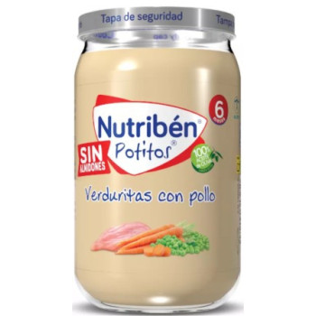 NUTRIBEN POTITO VERDURITAS CON POLLO 235 G