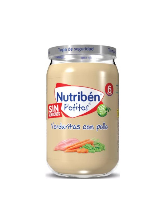 Nutribén Potito Verduritas con Pollo 235g | Desde 6 Meses