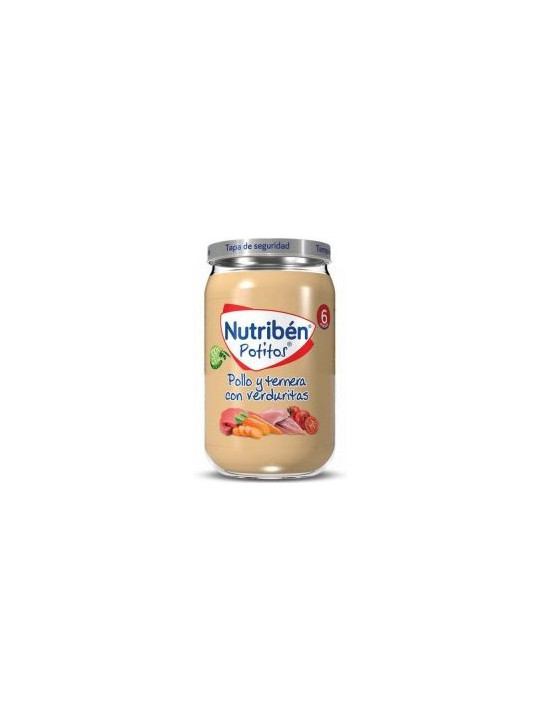Nutribén Potito Pollo y Ternera con Verduras 235g | +6 meses