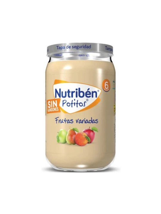 Nutribén Potito Frutas Variadas 235g | Natural y sin Gluten