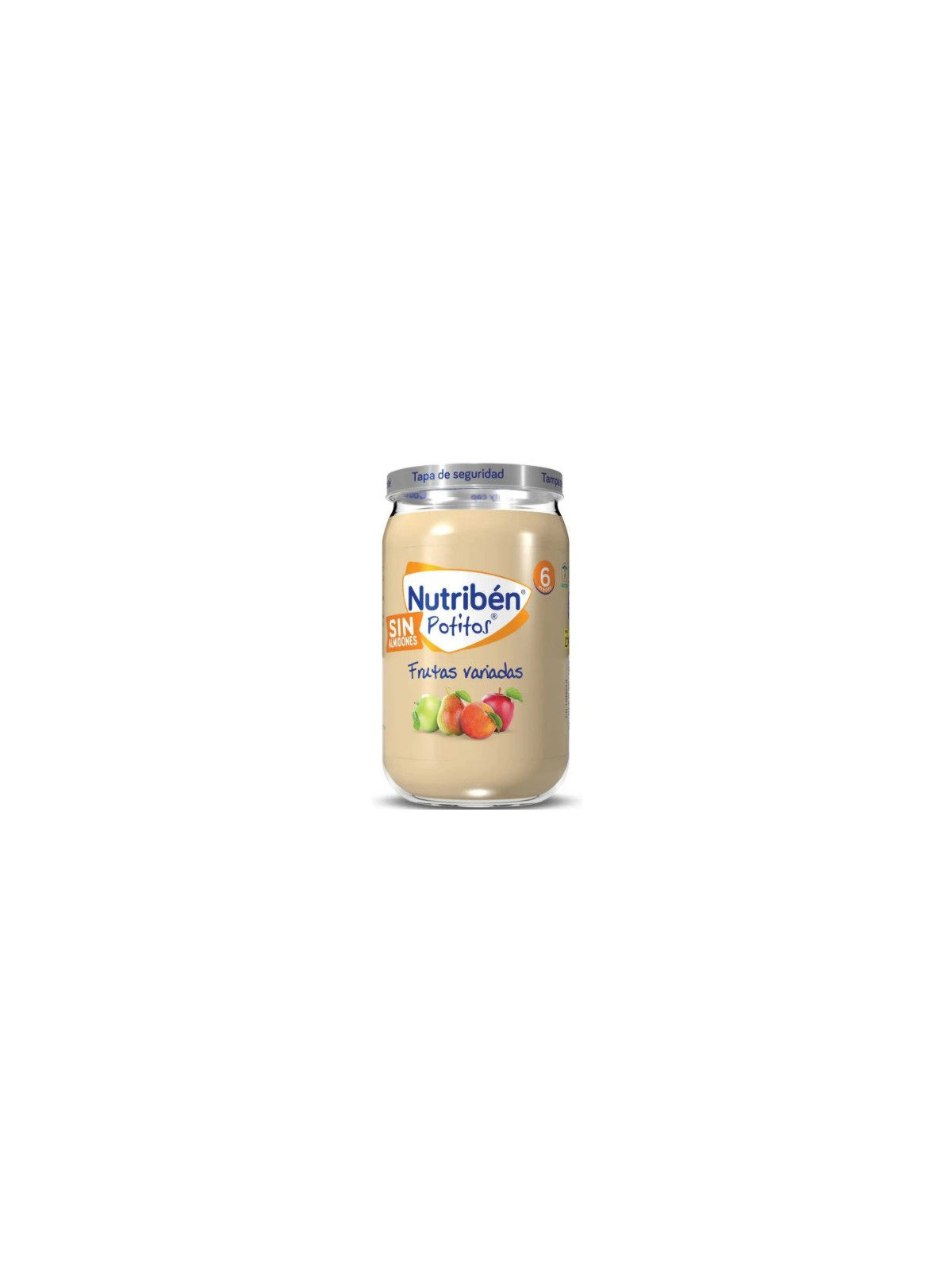 Nutribén Potito Frutas Variadas 235g | Natural y sin Gluten