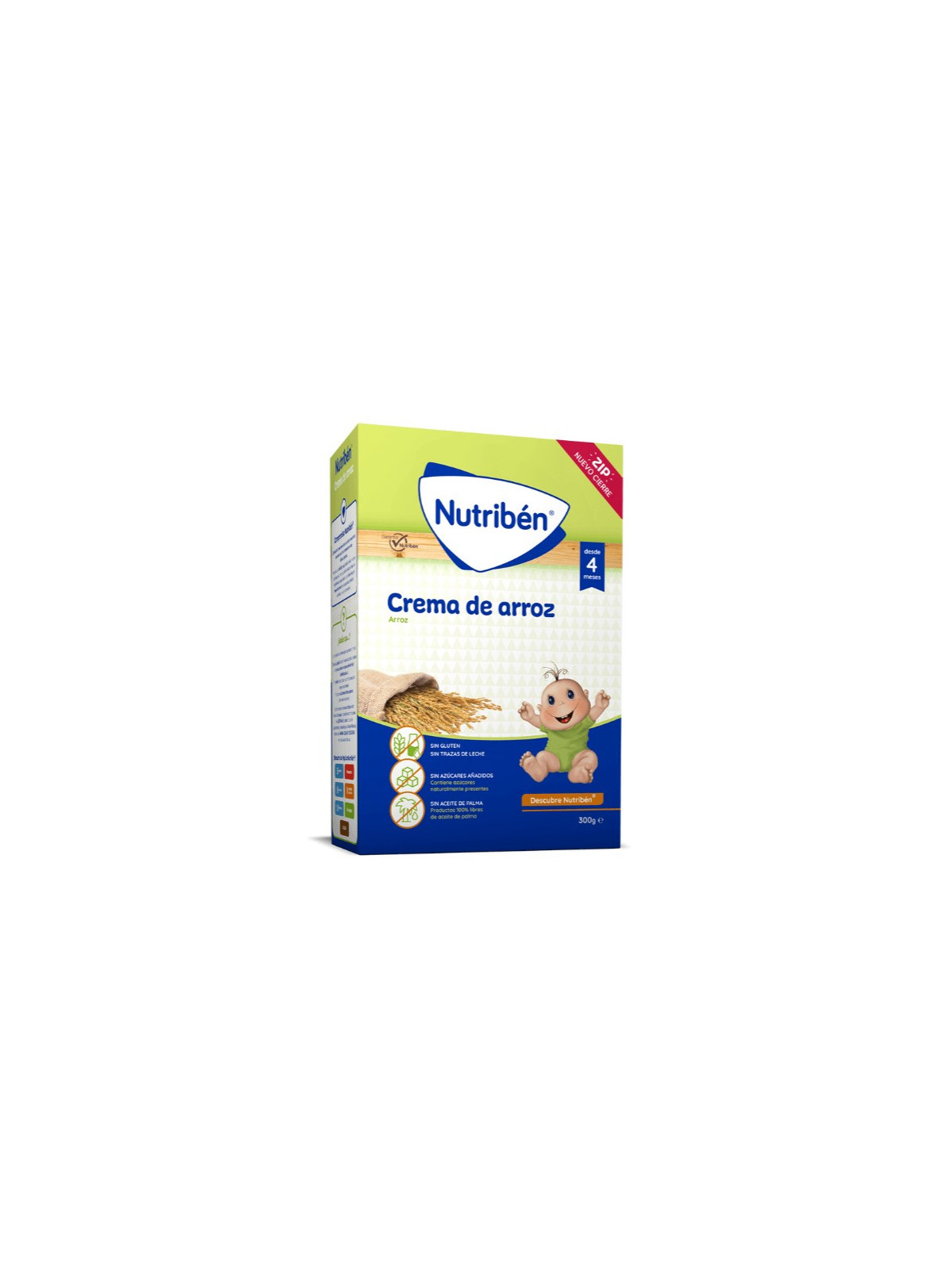 Crema de Arroz Nutribén® 300g | Papilla Infantil Sin Gluten