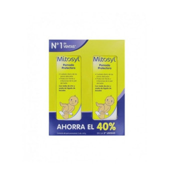 Mitosyl Pomada Protectora Duplo 2x65 g Crema Pañal