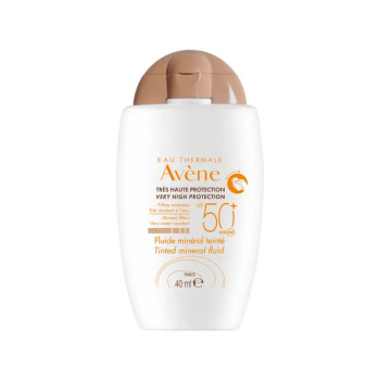 Avène Fluido Mineral SPF 50+ 40 ml | Protección Facial Mineral
