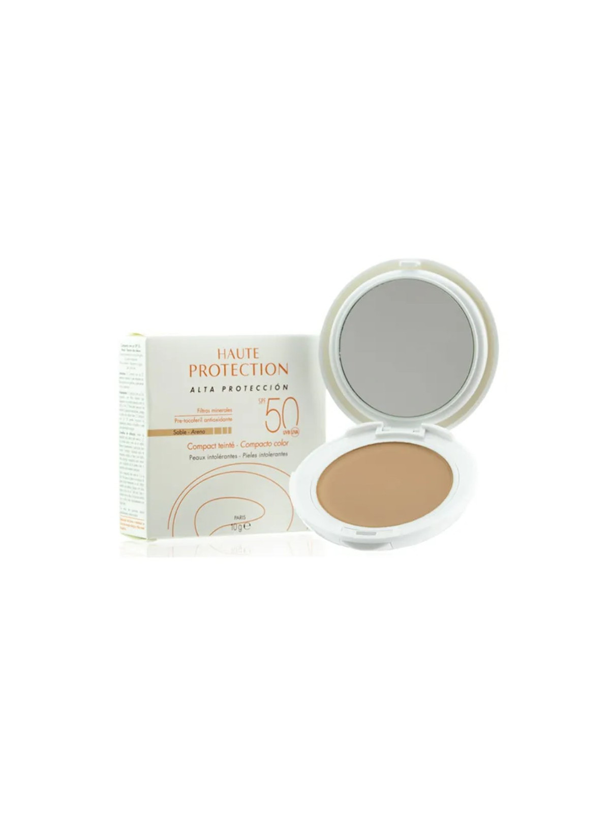 Avene SPF 50 Compacto Arena 10 g | Alta Protección Solar