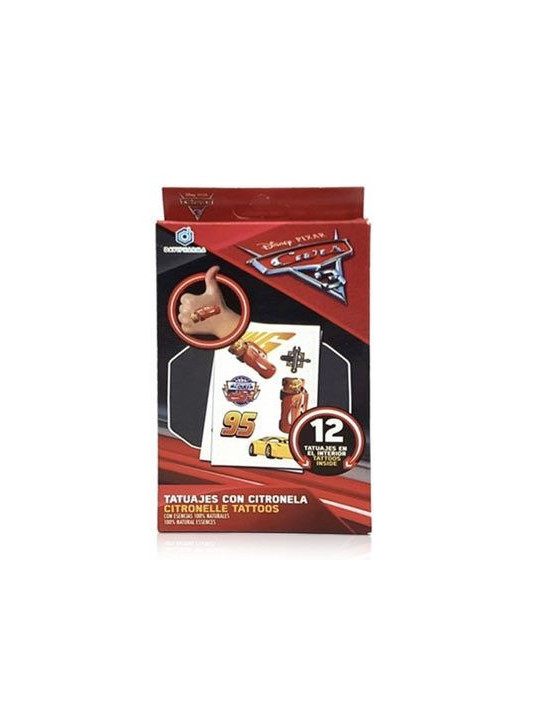 DAVIPHARMA TATUAJES CON CITRONELA CARS 12 U