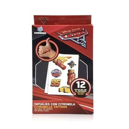 DAVIPHARMA TATUAJES CON CITRONELA CARS 12 U