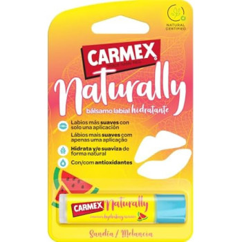 CARMEX NATURALLY BALSAMO LABIAL HIDRATANTE SABOR SANDIA STICK 4,25 G