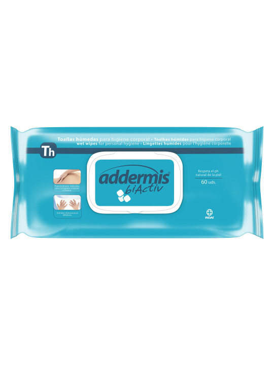 ADDERMIS TOALLITAS HUMEDAS CORPORALES 60 U