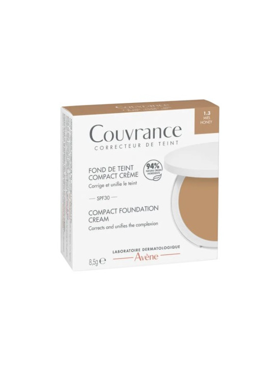 AVENE COUVRANCE BASE COMPACTA COLOR MIEL SPF30 8,5 G