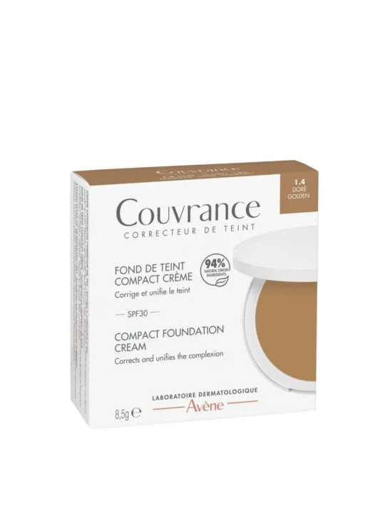 AVENE COUVRANCE BASE COMPACTA COLOR DORADO SPF30 8,5 G