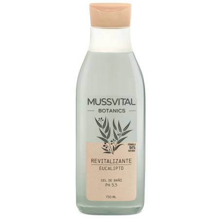 MUSSVITAL BOTANICS GEL DE BAÑO EUCALIPTO REVITALIZANTE 750 ML