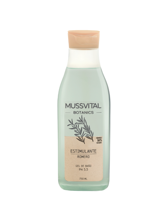 MUSSVITAL BOTANICS GEL DE BAÑO ROMERO ESTIMULANTE 750 ML