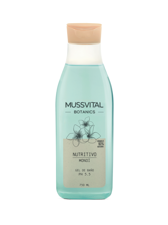 MUSSVITAL BOTANICS GEL DE BAÑO MONOI NUTRITIVO 750 ML