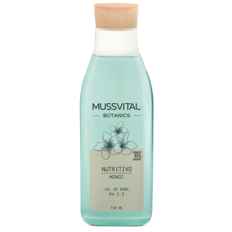 MUSSVITAL BOTANICS GEL DE BAÑO MONOI NUTRITIVO 750 ML
