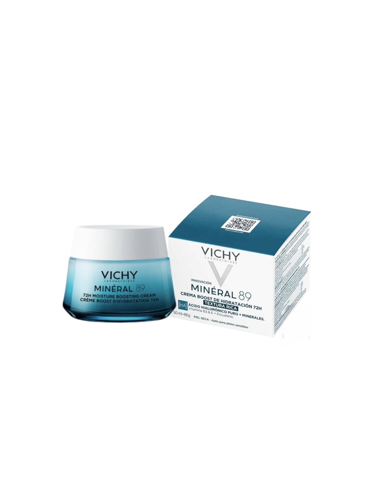 VICHY MINERAL 89 CREMA BOOST DE HIDRATACIÓN RICA 50 ML