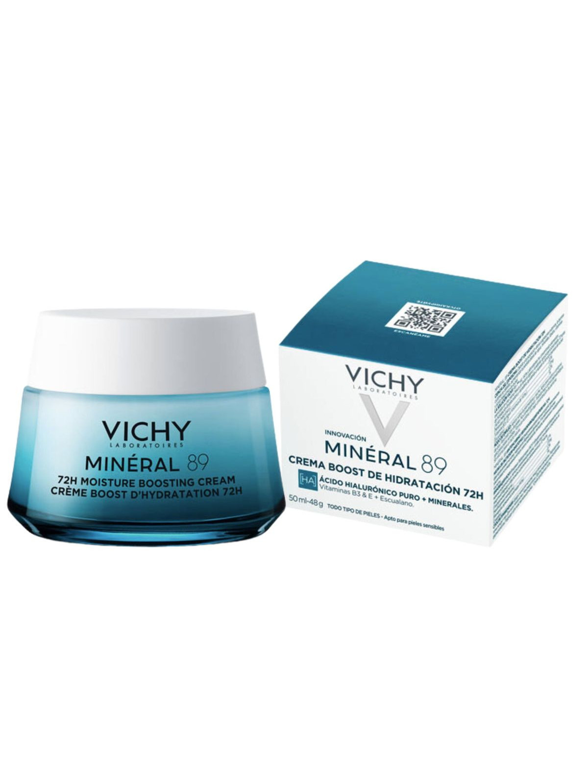 VICHY MINERAL 89 CREMA BOOST DE HIDRATACIÓN LIGERA 50 ML