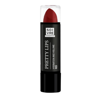 SOIVRE COSMETICS PRETTY LIPS HIDRATACION Y VOLUMEN TONO RED 3,5 G