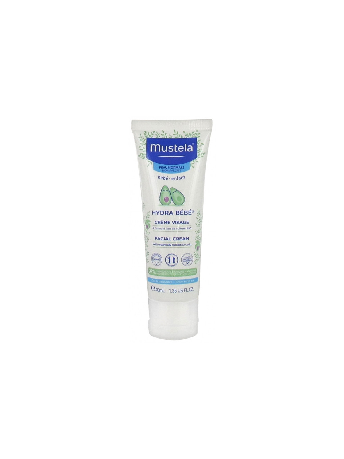 MUSTELA HYDRA BEBE CREMA FACIAL 40 ML