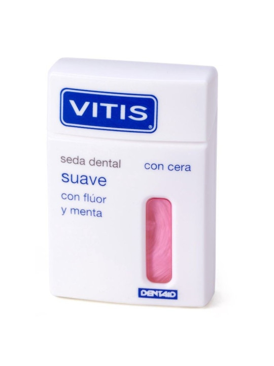 Vitis Seda Dental Flúor y Menta 50 m | Limpieza y frescor