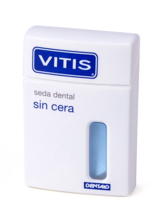 Vitis Seda Dental Sin Cera 50 m | Limpieza interdental precisa
