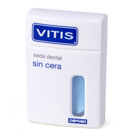 Vitis Seda Dental Sin Cera 50 m | Limpieza interdental precisa