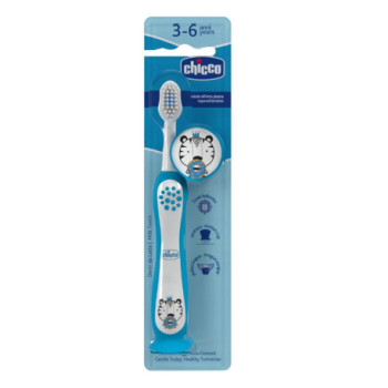 CHICCO CEPILLO DENTAL 3-6 AÑOS AZUL 1 U