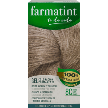 FARMATINT TONO 8C RUBIO CLARO CENIZA 135 ML