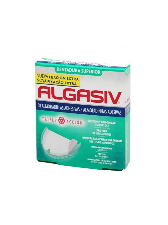 Algasiv Almohadillas Adhesivas Prótesis Superior 18 Uds | Mayor sujeci